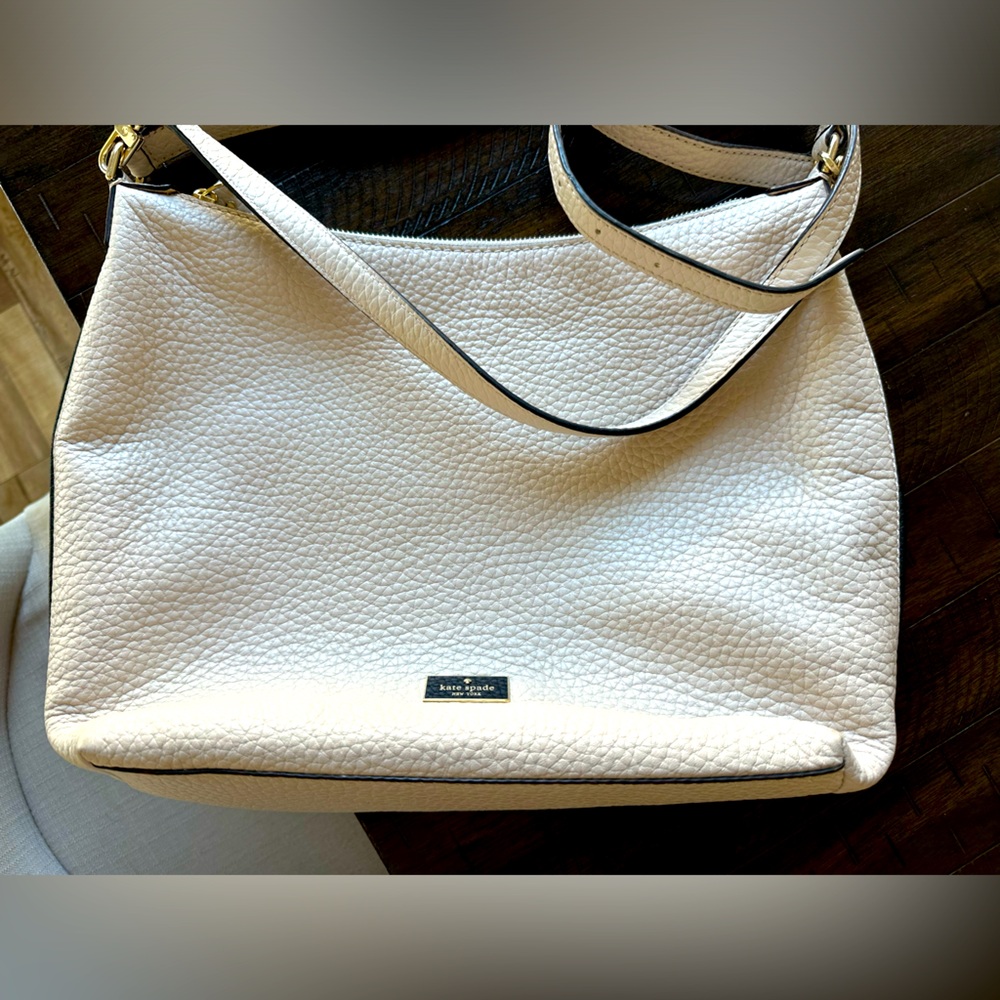 Large Kate spade bag in beige like new